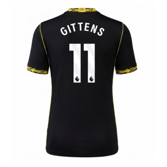 Chelsea Jamie Gittens #11 Maglia Gara Trasferta Repliche 2026-27 Donna Maniche Corte